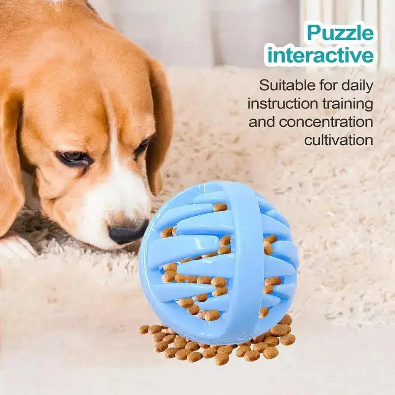 Interactive Puzzle Chew Ball for Dogs – Treat-Dispensing Teething Toy with Mental Stimulation