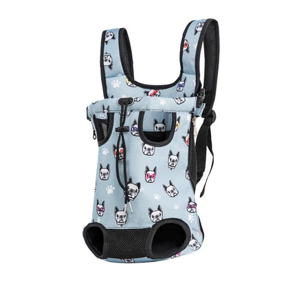 Adjustable Pet Carrier Backpack for Cats & Dogs - Portable Travel Bag